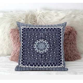 Amrita Sen Holy Tie Die Flower Faux Suede Throw Pillow - Bed Bath