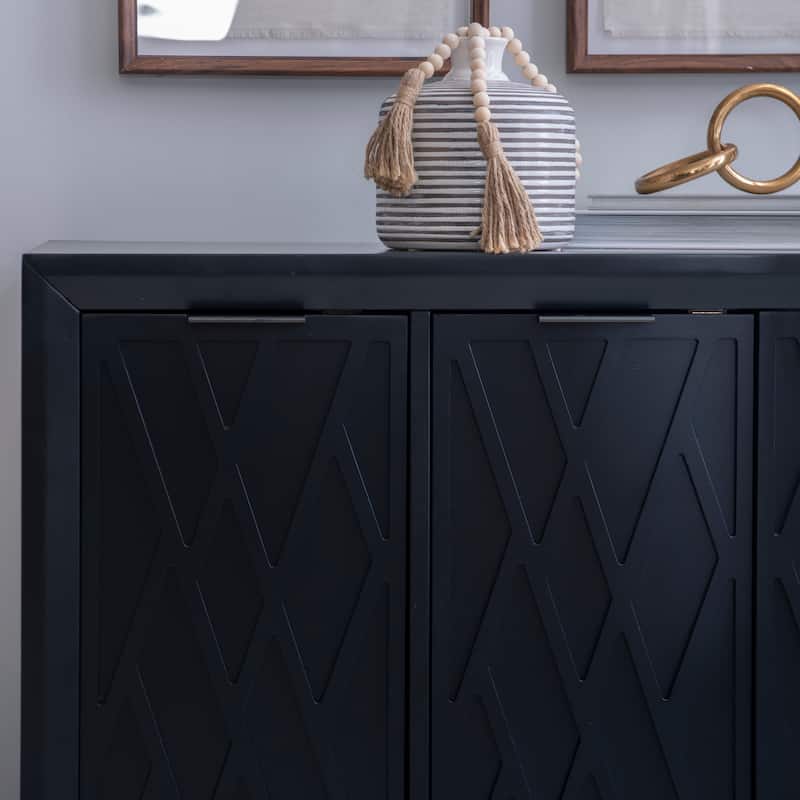Camlin Wood 3-Door Adjustable Accent Cabinet