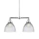Option Polished Nickel / Clear Halophane