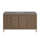 preview thumbnail 32 of 51, James Martin Vanities Chicago 60" Single Vanity, Whitewashed Walnut