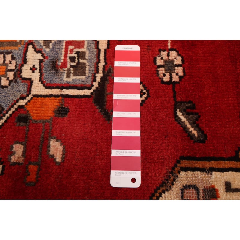 ECARPETGALLERY Hand-knotted Konya Anatolian Red Wool Rug - 5'3 x 9'10