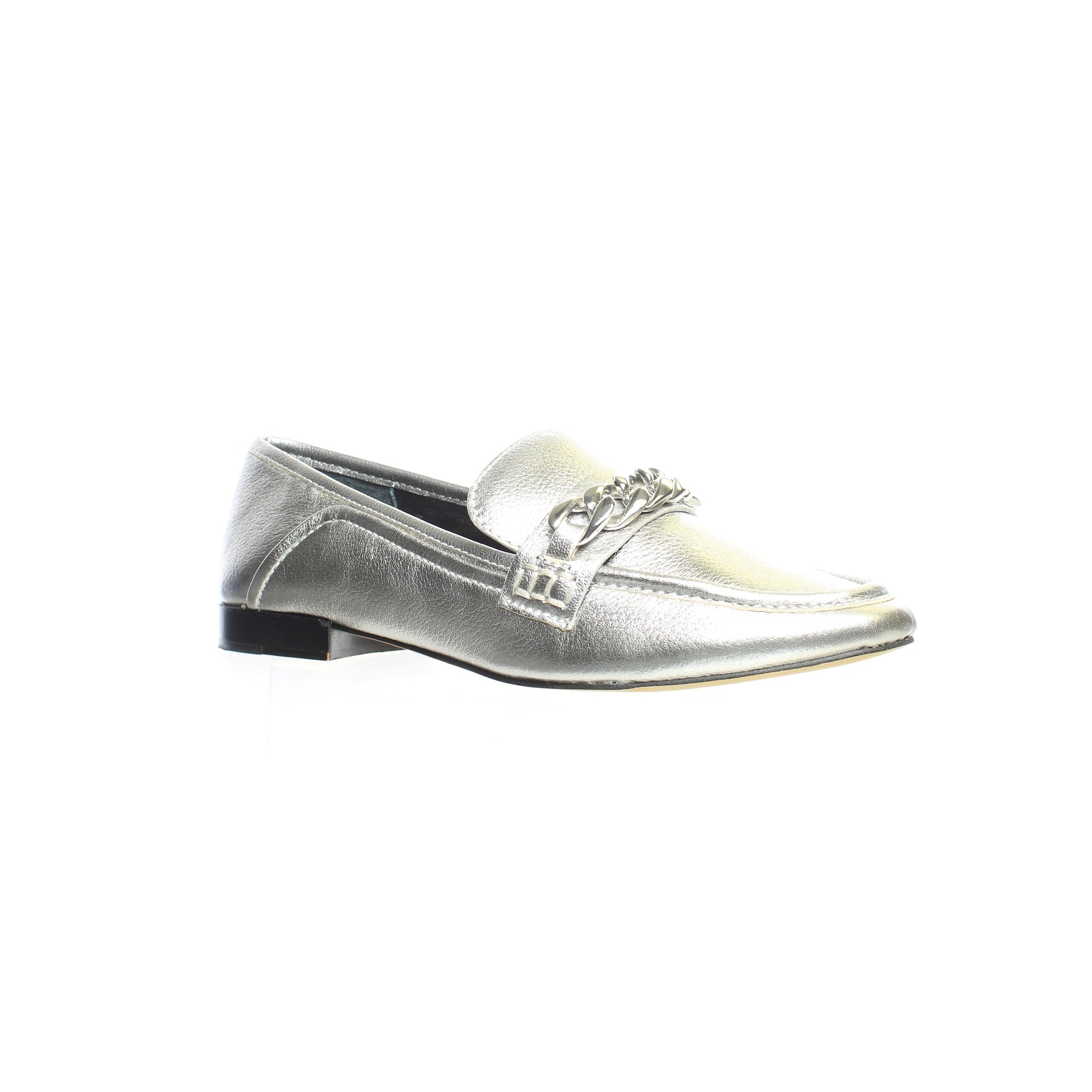 silver loafers