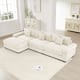 Option Cream(3 Seat+1 Ottoman)