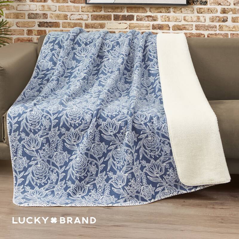 Lucky Brand Reversible Throw Blankets