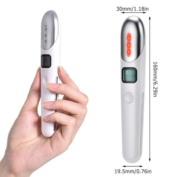 Mini Electric Vibration Eye Face Ems Red Light Therapy Anti-Ageing Wrinkle Dark Circle Removal. Opens flyout.