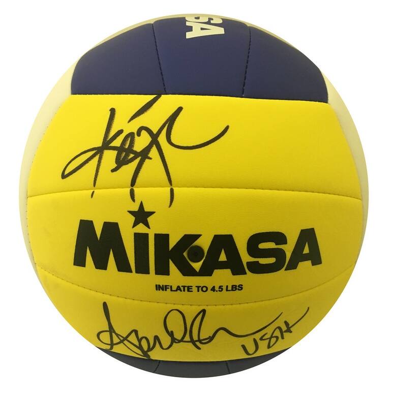 Kerri Walsh April Ross Autographed Signed Volleyball JSA COA 1 - 8'6" x 11'6"