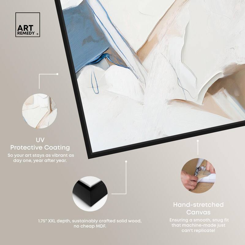 Bone and Beige I Canvas by Art Remedy