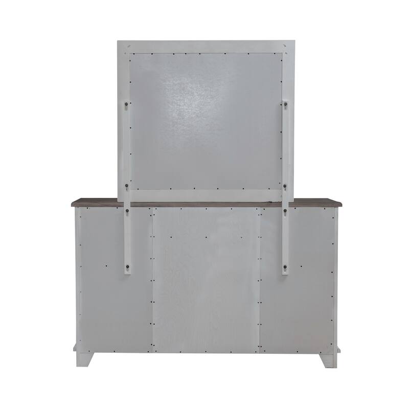 Liberty Furniture River Place Panel Bed, Dresser & Mirror, Chest, Night Stand - King, Queen