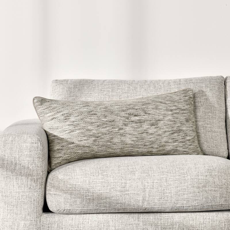 Villa by Classic Home Sharma Cotton Blend Throw Pillow - 16x36 - Beige