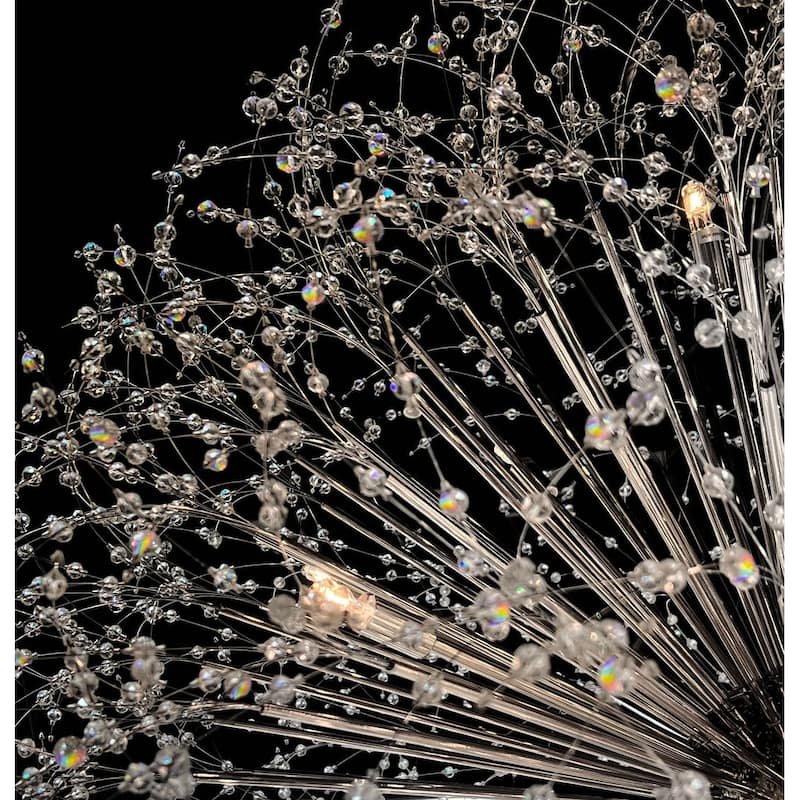Starburst Chandelier 47" Wide Crystal Lighting Fixture