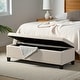 preview thumbnail 9 of 100, Mission Tufted Fabric Storage Ottoman Bench by Christopher Knight Home - 50.50"L x 18.75"W x 16.00"H