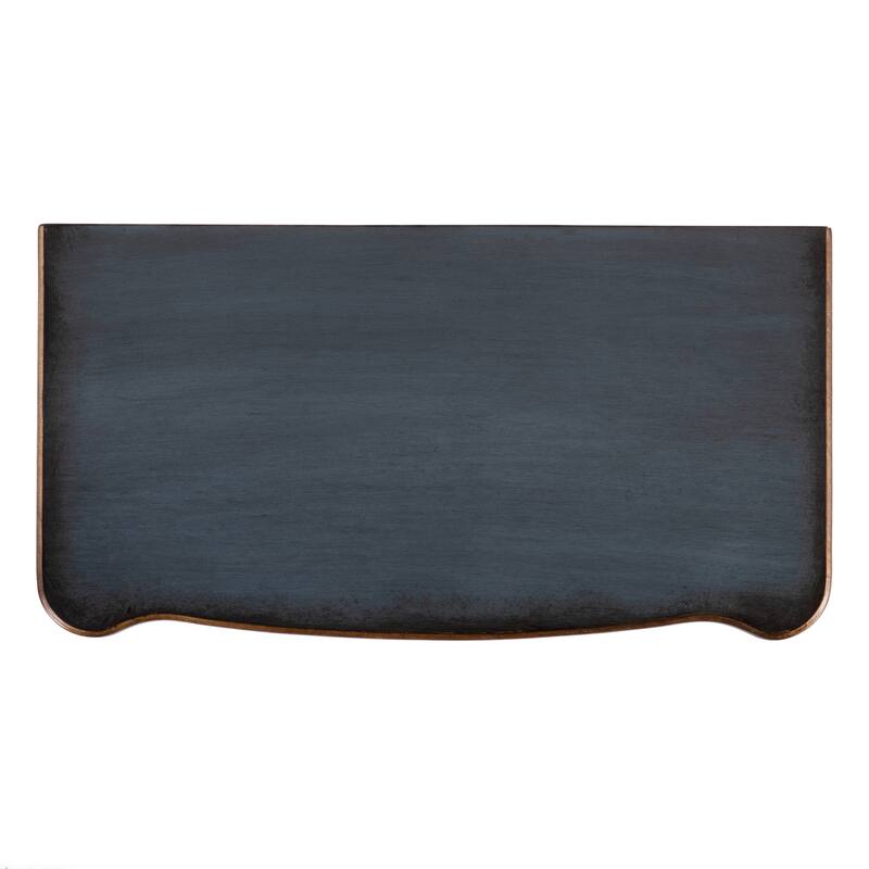 Whitney 17.5 in. W Rectangular Wood Console Table with Lower Open Shelf