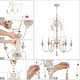 preview thumbnail 10 of 26, The Gray Barn Farmhouse Wood Chandelier French Country Classic Lights for Dining Room