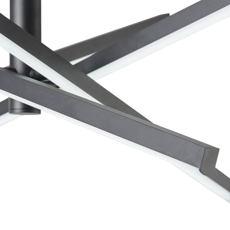 Modern Branch LED Pendant Light - Matte Black Creative Lighting Fixture