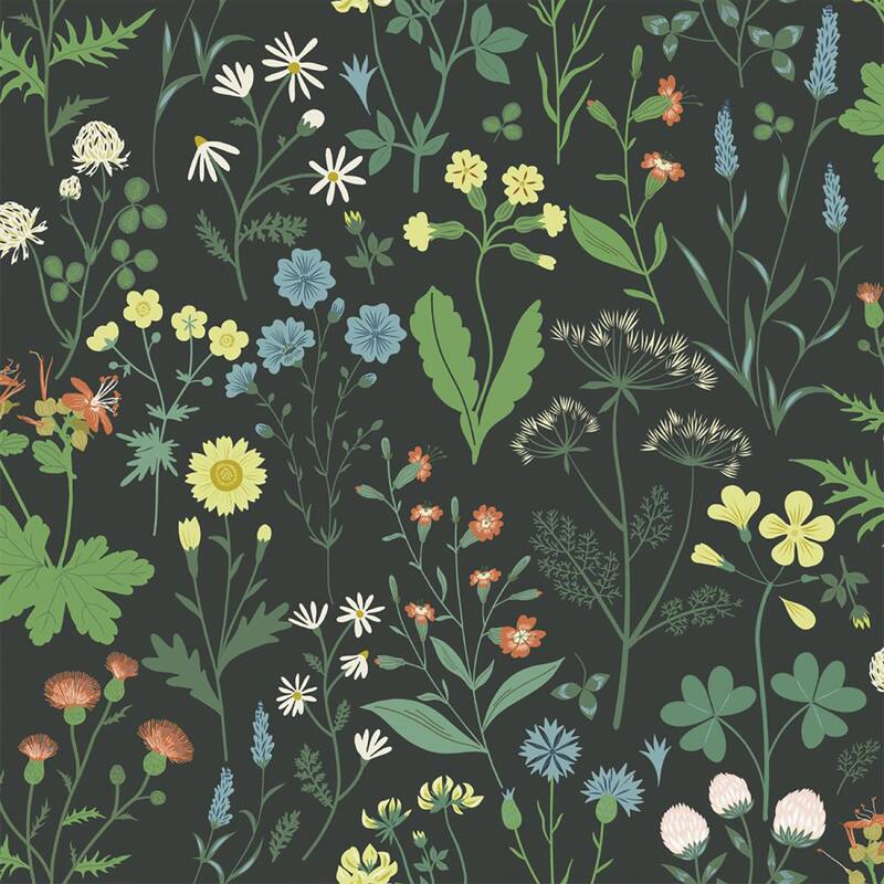 Letitia Black Summer Meadows Wallpaper