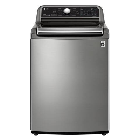 LG WT7305CV 4.8 cu.ft. Mega Capacity Top Load Washer, Agitator, with TurboWash3D and Wi-FI Connectivity, Graphite Steel