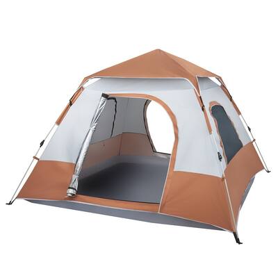 Four-Person Family Tent Camping Tent Quick Opening