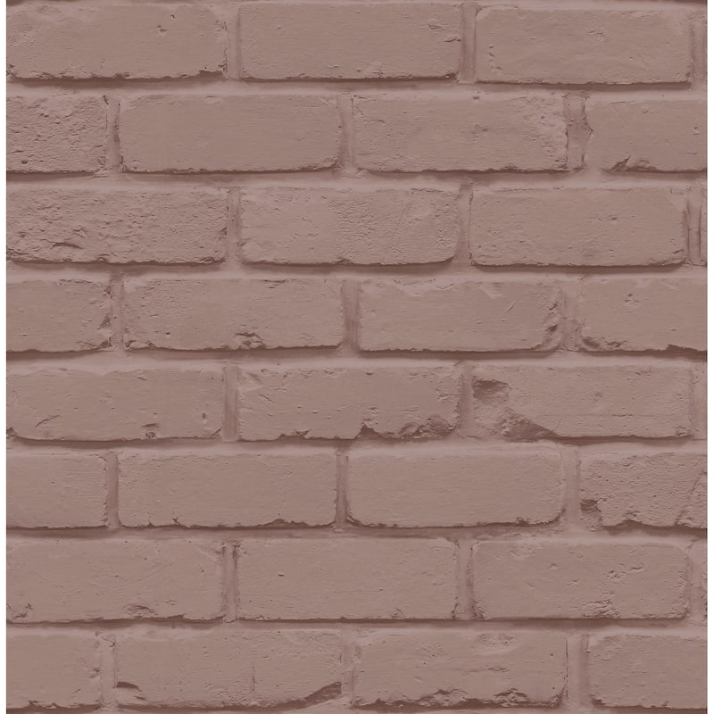 Fine Decor Alpin Pink Painted Brick Wallpaper