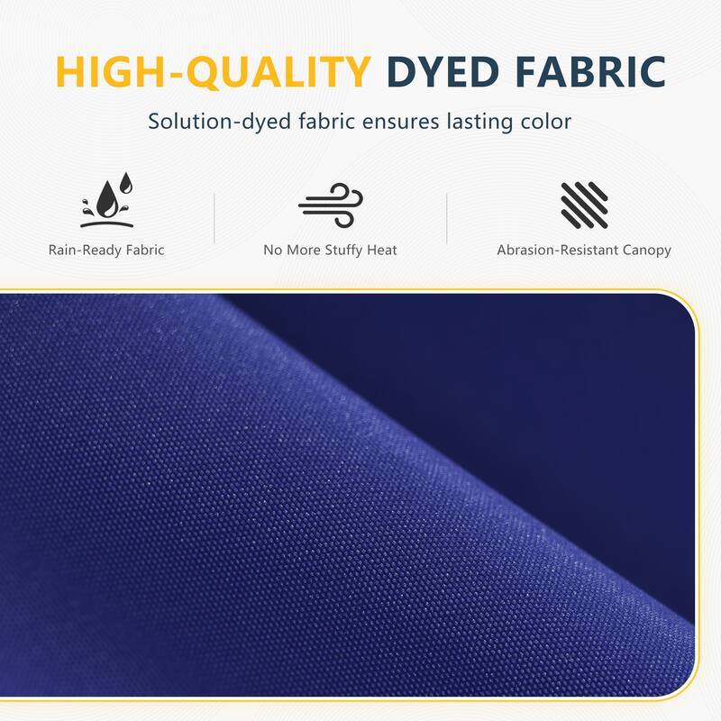 Outdoor 10FT LED lighted Patio Offset umbrella for Garden