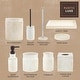 preview thumbnail 7 of 5, Creative Scents Rustic Luxe Beige Bathroom Soap Dispenser
