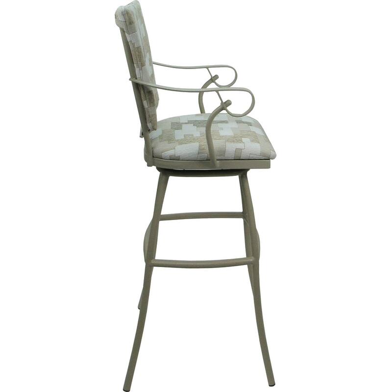 Set of 3 Outdoor Indoor Bar Stool Counter Extra Tall - Jenna PB Arms