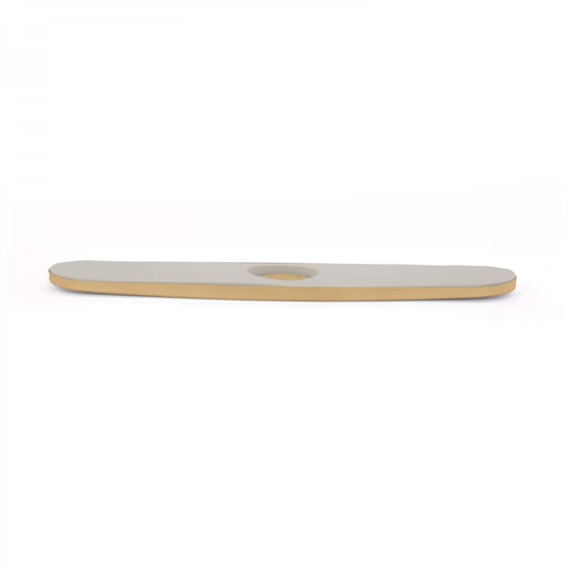 Faucet Hole Cover Plate Brass Widespread 8" PVD Everlasting Finish for Single Hole Faucet Renovators Supply