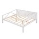 preview thumbnail 3 of 16, Full Size All-in-One Daybed w/ Wood Slat Support Platform Bed Frame