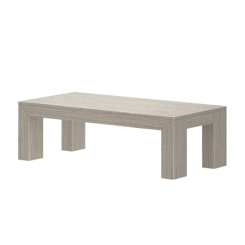 Plank and Beam Modern Rectangular Coffee Table - 48" x 24"