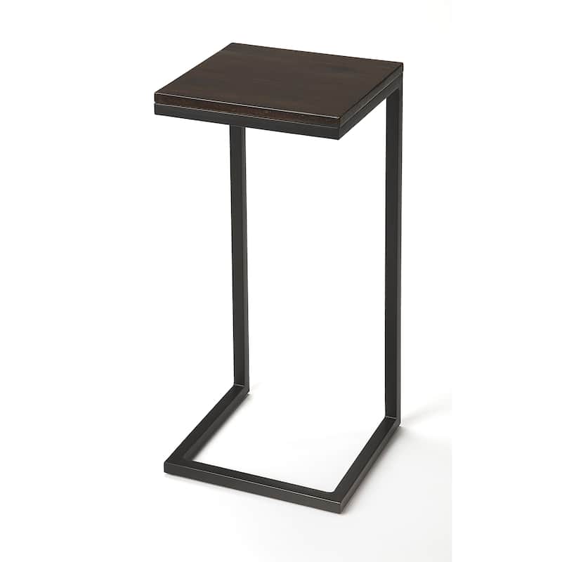 Kilmer Wood & Metal Side Table - Brown