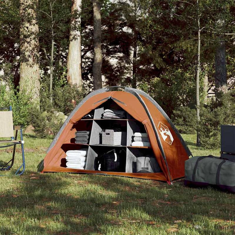 vidaXL Storage Tent 9 Compartments Green Waterproof - 49.2" x 19.7" x 26.8"