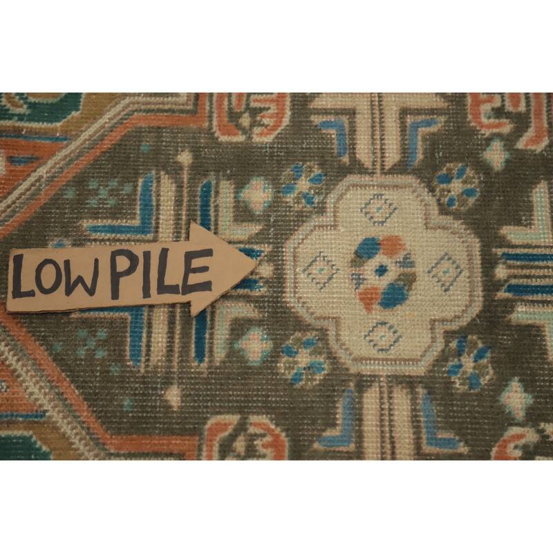 Hand Knotted Oriental 100% Wool Carpet Traditional Medallion Brown Tabriz Area Rug - 6' 4'' X 4' 10''