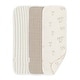 preview thumbnail 1 of 11, Crane Baby Organic Cotton 3-pc. Bunny Burp Cloth Set Bunny