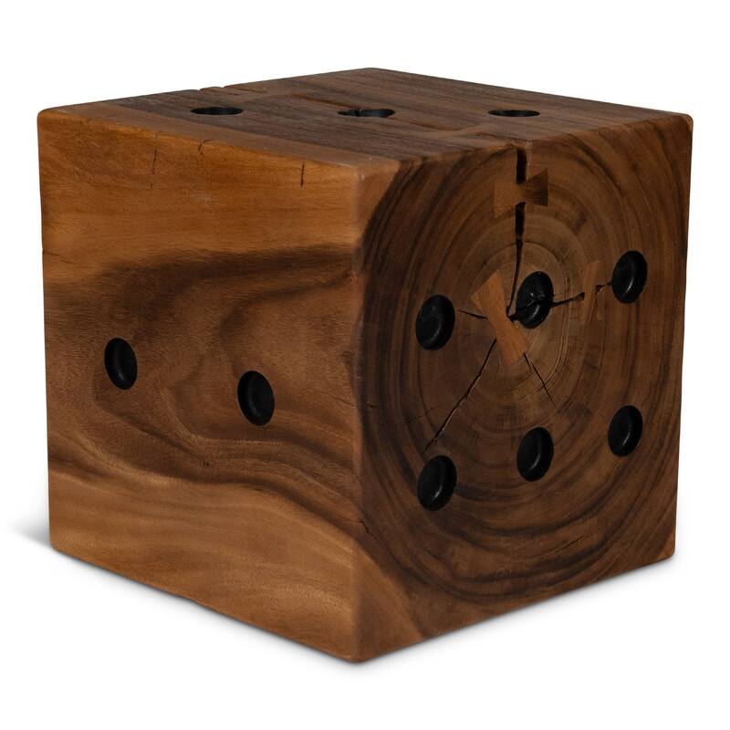 Naturals - Dice End Table - Natural