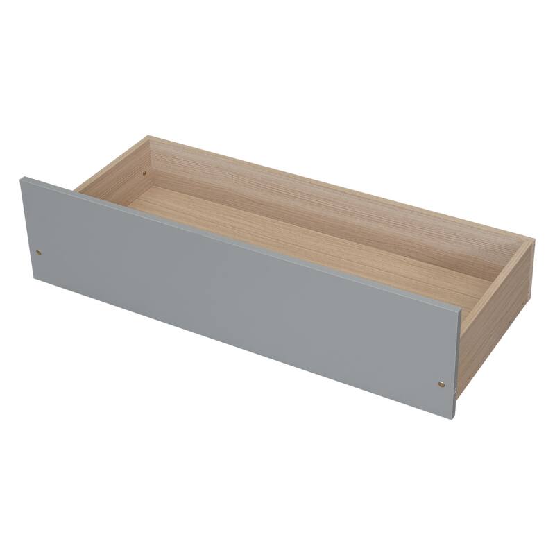 Full Bed with Footboard Bench,2 drawers
