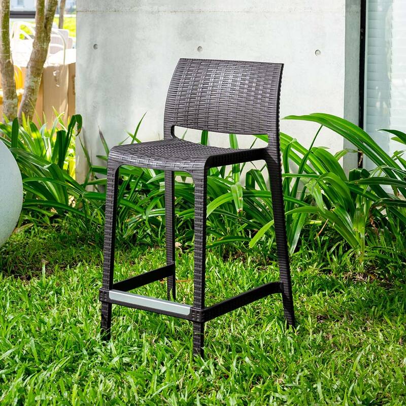 Rue Resin Stackable Counter Stools, Set of 2