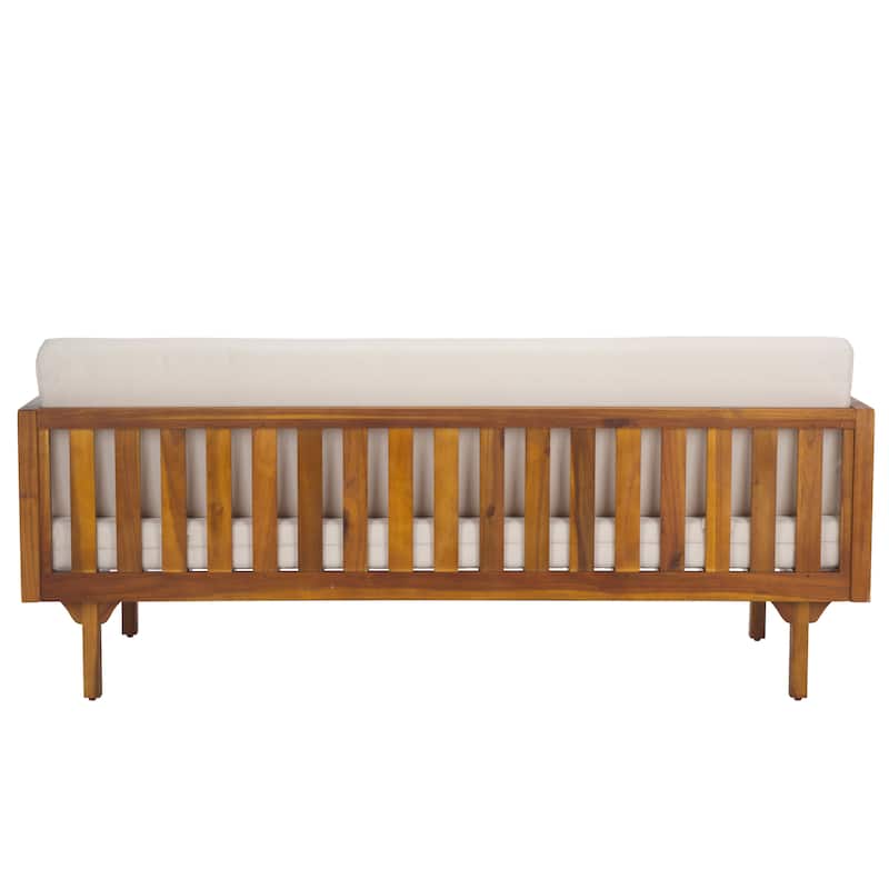 SAFAVIEH Outdoor Living Napoli 3-Seater Bench - 28"W x 68"D x 24"H