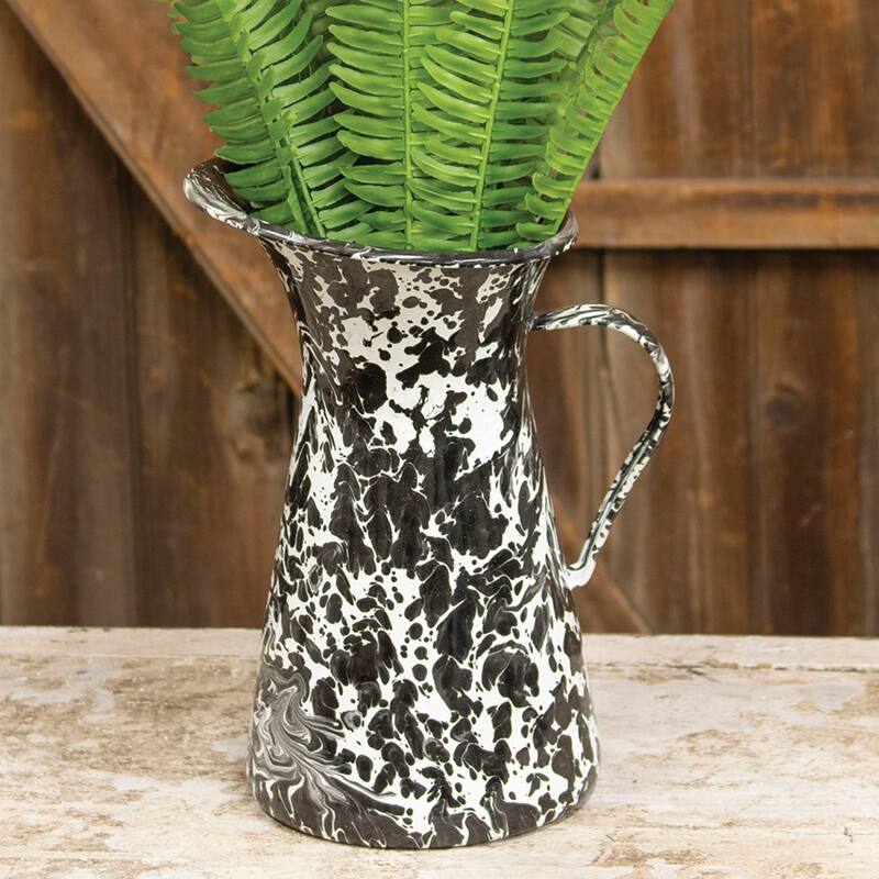 Black & White Pollock Pitcher