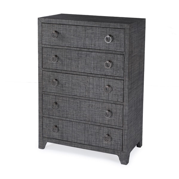 Bar Harbor 5 Drawer Raffia Dresser - Bed Bath & Beyond - 37844175