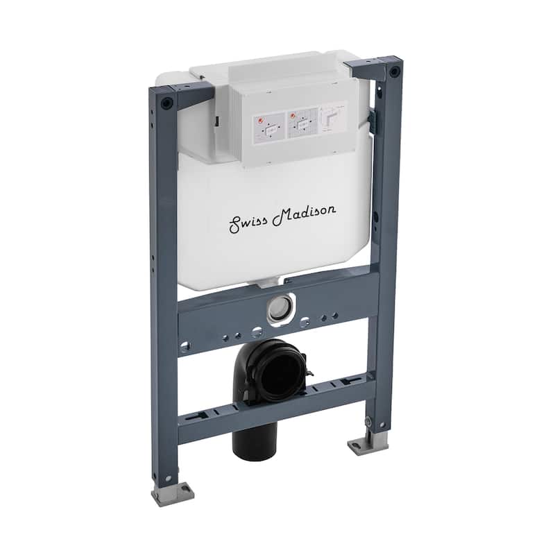 Biarritz H Concealed Toilet Tank Carrier System For Top Flush - 33.86" x 21.26" 6.5"