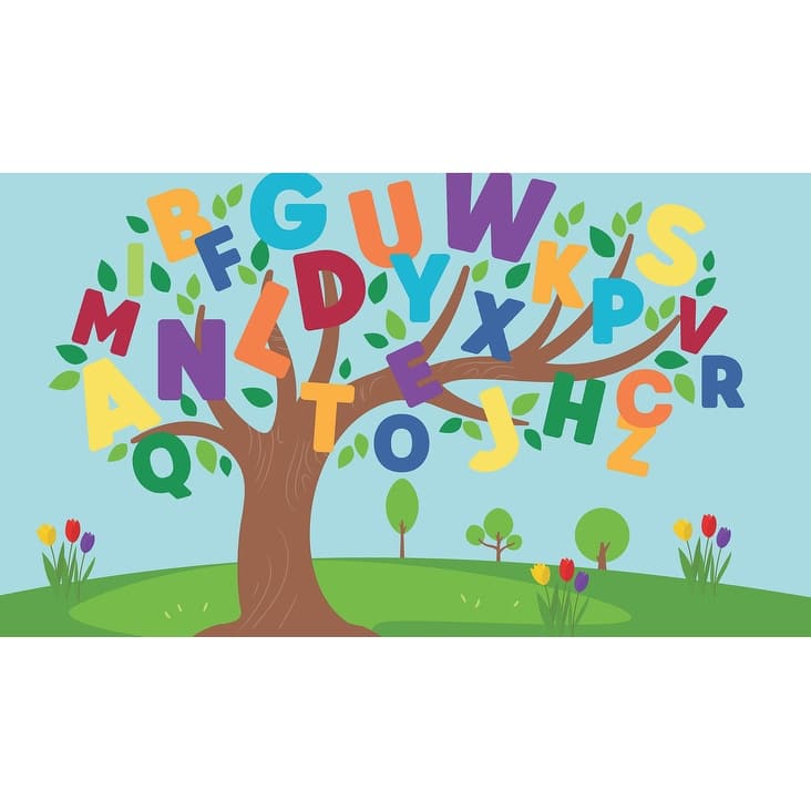 RoomMates Alphabet Tree Peel and Stick Mural