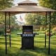 preview thumbnail 24 of 30, Kozyard Outdoor BBQ Grill Gazebo Canopy Hardtop Grill Gazebo and Vented Soft Top Gazebo Canopy. 2Size: 6ft x 8ft and 5ft x 8ft Beige