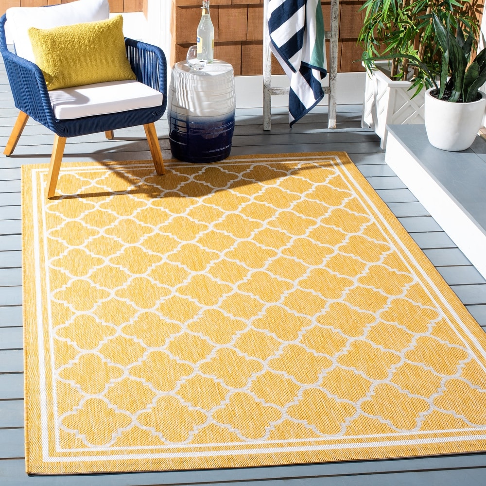 SAFAVIEH Courtyard Kamini Indoor/ Outdoor Waterproof Patio Backyard Rug
