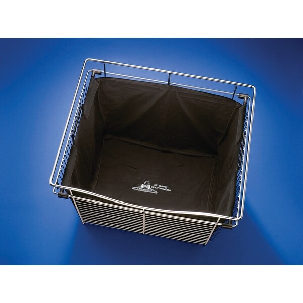 Rev-A-Shelf CHBI-241418-LQ CHB Series 24" x 14" x 18" Closet Basket Hamper Bag Insert - Black