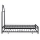 preview thumbnail 27 of 52, Metal Platform Bed,House-Shaped Headboard Design,twin size trundle