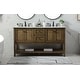preview thumbnail 1 of 12, Grand 60 - 72 Inch Double Bathroom Vanity 60 Inches - Driftwood