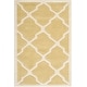 preview thumbnail 52 of 84, SAFAVIEH Handmade Chatham Eppie Modern Moroccan Wool Rug 2' x 3' - Light Gold/Ivory - Rectangle
