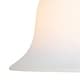 preview thumbnail 12 of 12, Monrovia Mini Pendant Ceiling Light White Glass - 8.75-in W x 22.5-in H x 8.75-in D