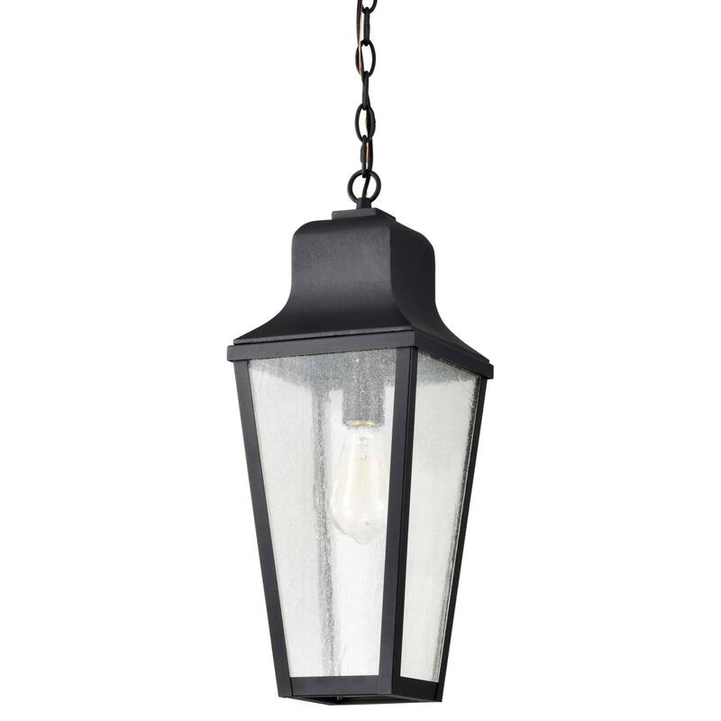 Nuvo Lighting 60/8135 Lawrence 8" Wide Outdoor Mini Pendant - Matte Black