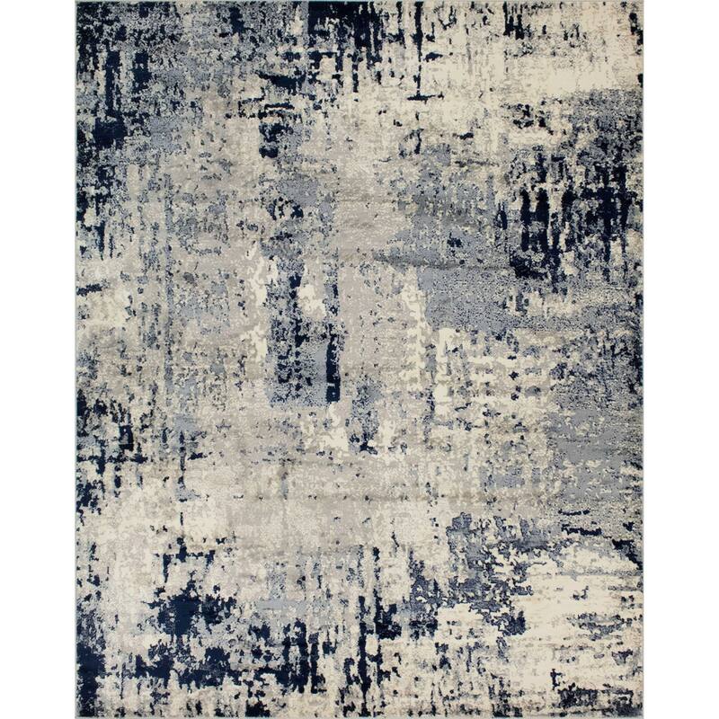 Noori Rug Lagoon Jaclyn Rug - 4'0" x 6'0" - Beige/Navy