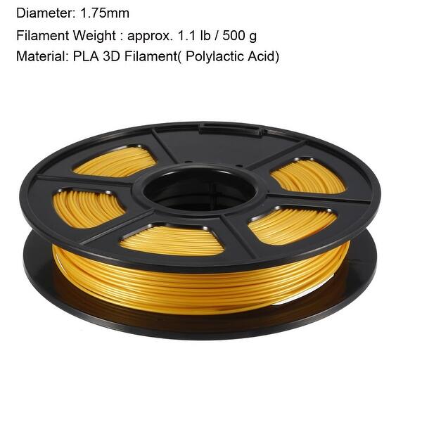 Shop Pla 3d Pen 3d Printer Filament 1 75 Mm Golden 500g Spool